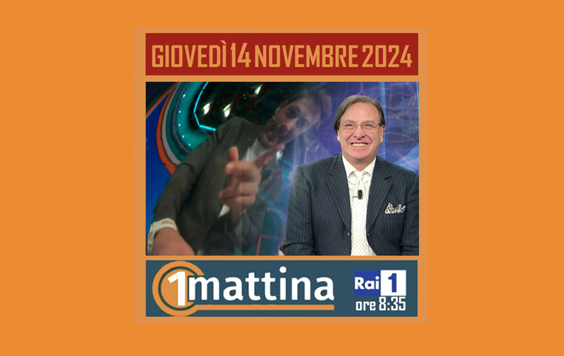 GIOVEDÌ 14 NOVEMBRE 2024 UNOMATTINA Rai1